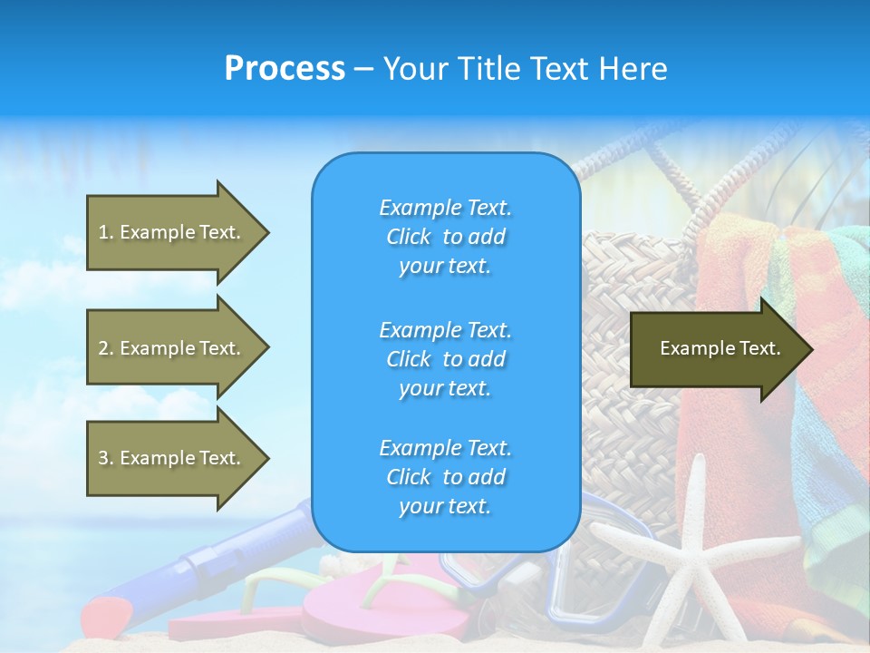 Seashell Feminine Resort PowerPoint Template