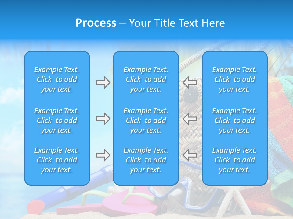 Seashell Feminine Resort PowerPoint Template