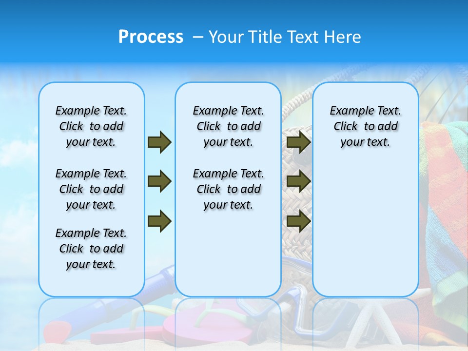 Seashell Feminine Resort PowerPoint Template