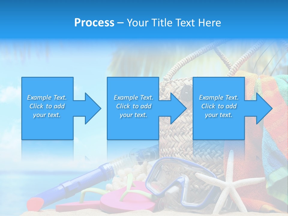 Seashell Feminine Resort PowerPoint Template