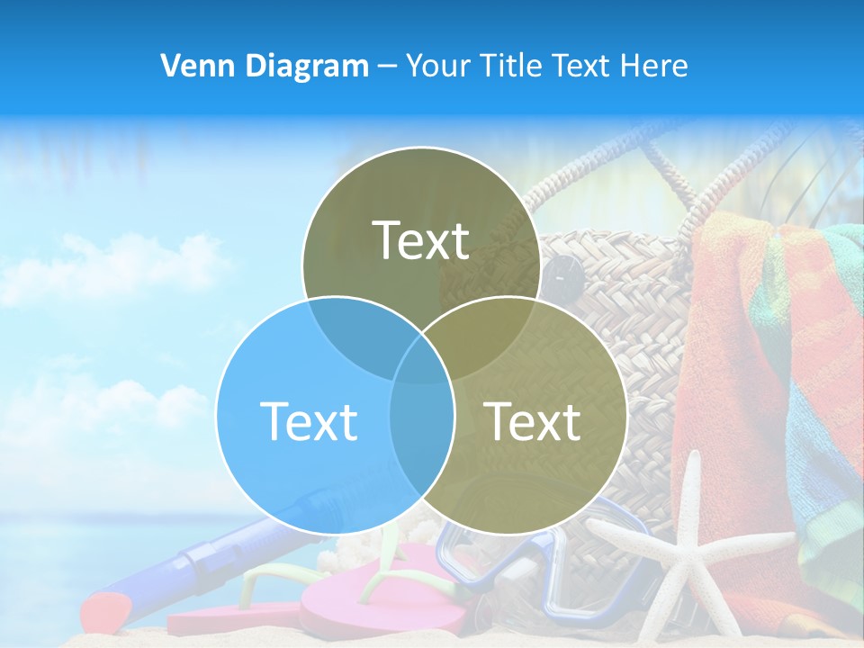 Seashell Feminine Resort PowerPoint Template