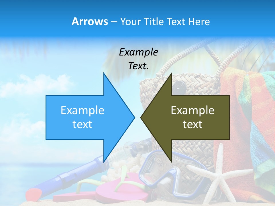 Seashell Feminine Resort PowerPoint Template