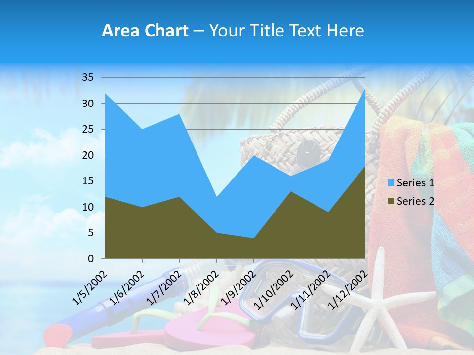 Seashell Feminine Resort PowerPoint Template