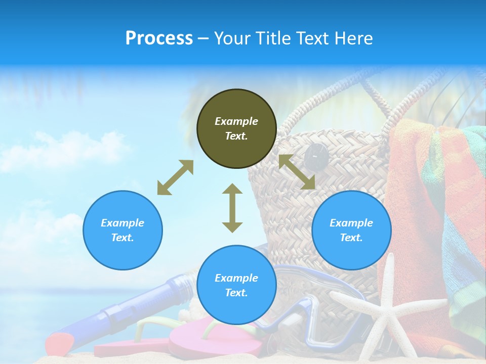 Seashell Feminine Resort PowerPoint Template