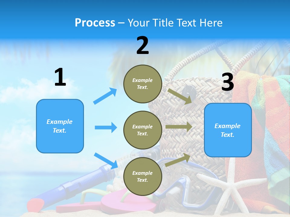 Seashell Feminine Resort PowerPoint Template