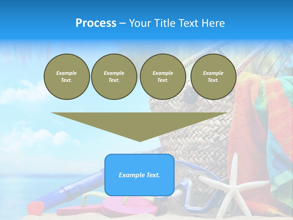 Seashell Feminine Resort PowerPoint Template