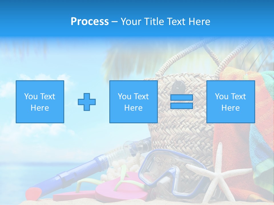 Seashell Feminine Resort PowerPoint Template