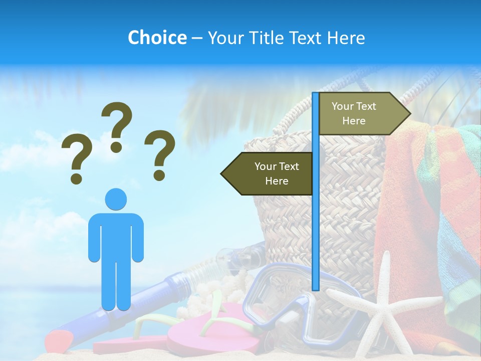 Seashell Feminine Resort PowerPoint Template