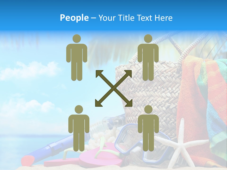 Seashell Feminine Resort PowerPoint Template