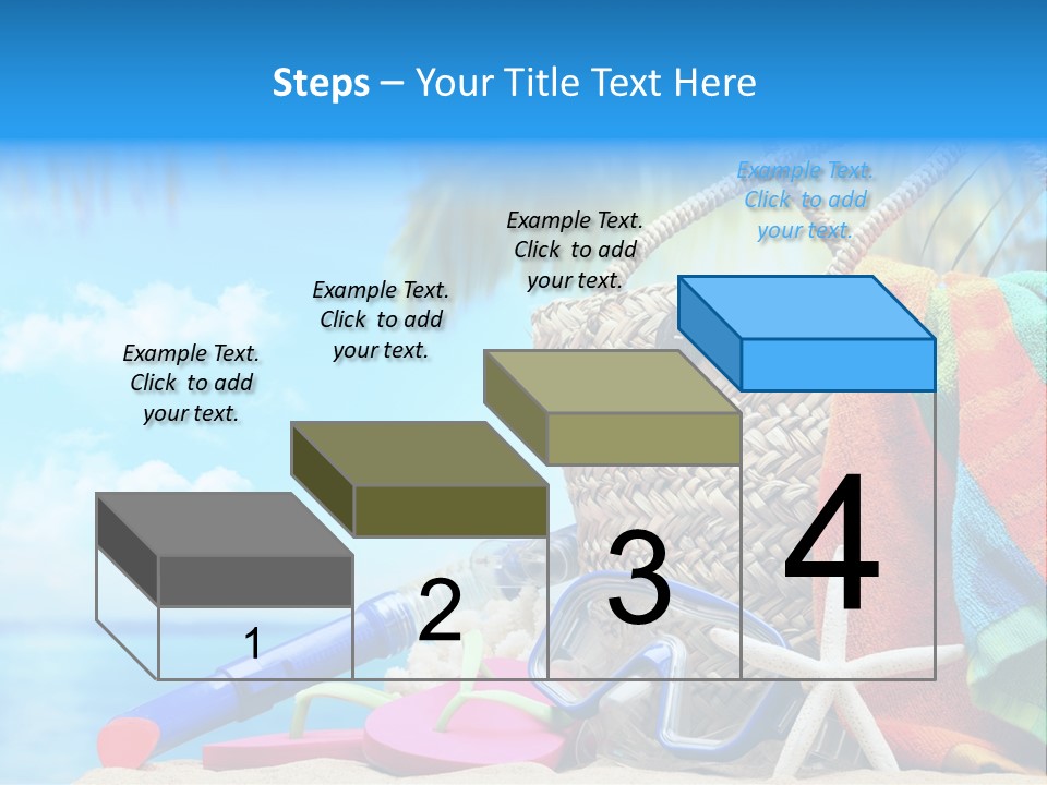 Seashell Feminine Resort PowerPoint Template