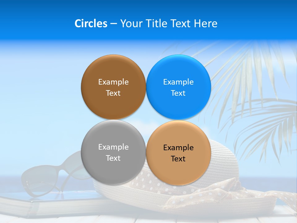 Sand Palm Background PowerPoint Template