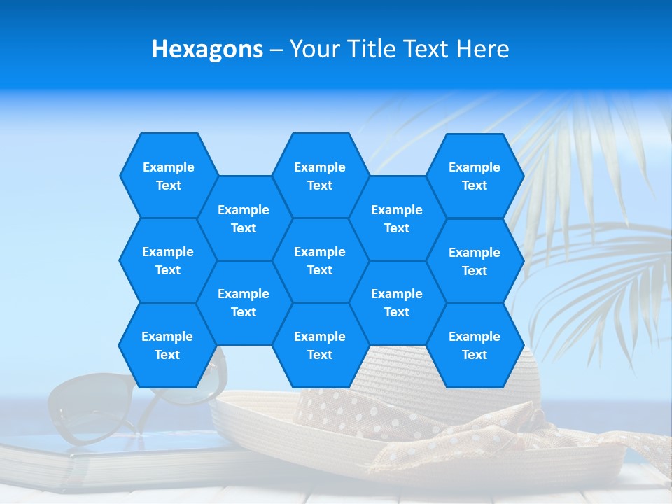 Sand Palm Background PowerPoint Template