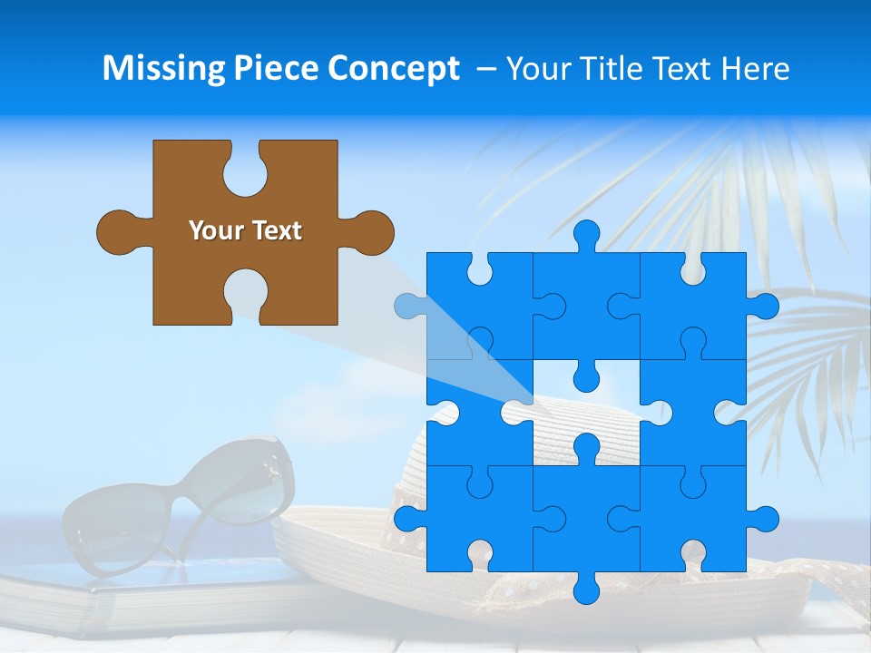 Sand Palm Background PowerPoint Template