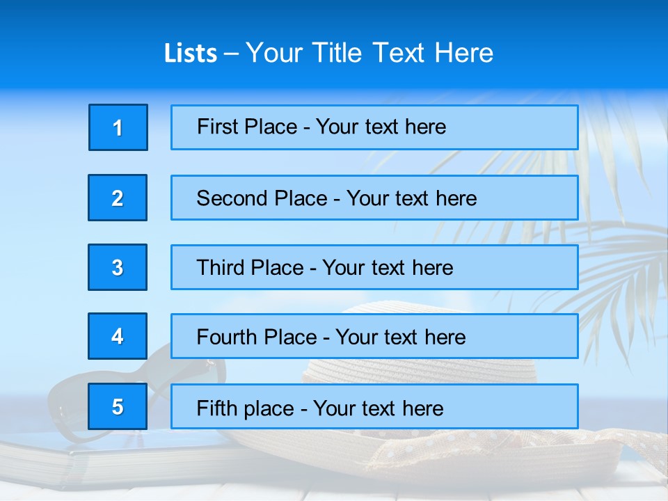 Sand Palm Background PowerPoint Template
