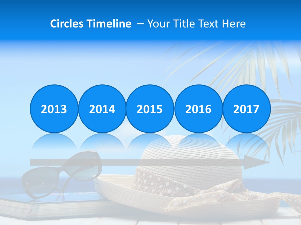 Sand Palm Background PowerPoint Template