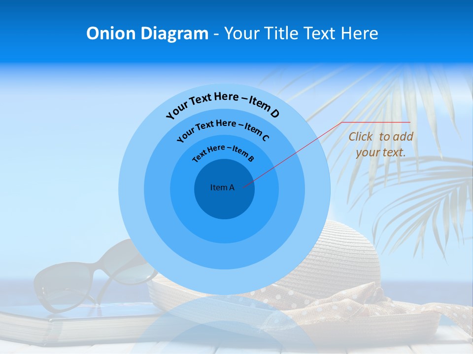 Sand Palm Background PowerPoint Template