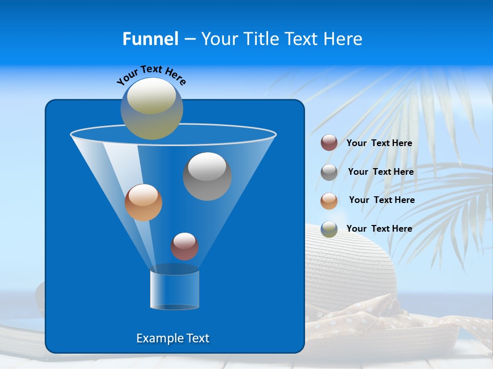 Sand Palm Background PowerPoint Template