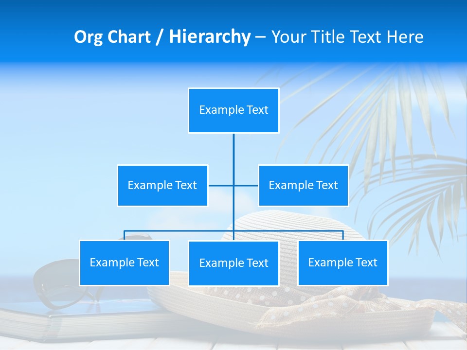 Sand Palm Background PowerPoint Template