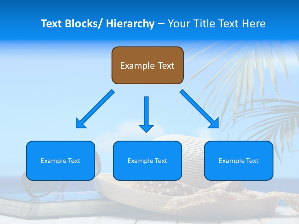 Sand Palm Background PowerPoint Template