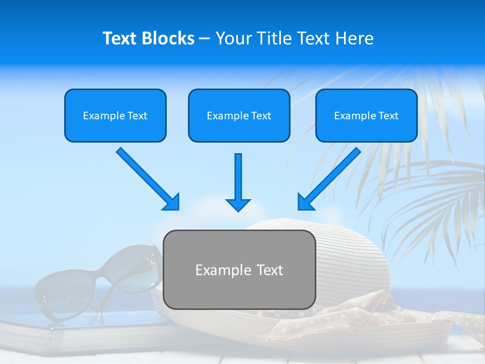 Sand Palm Background PowerPoint Template