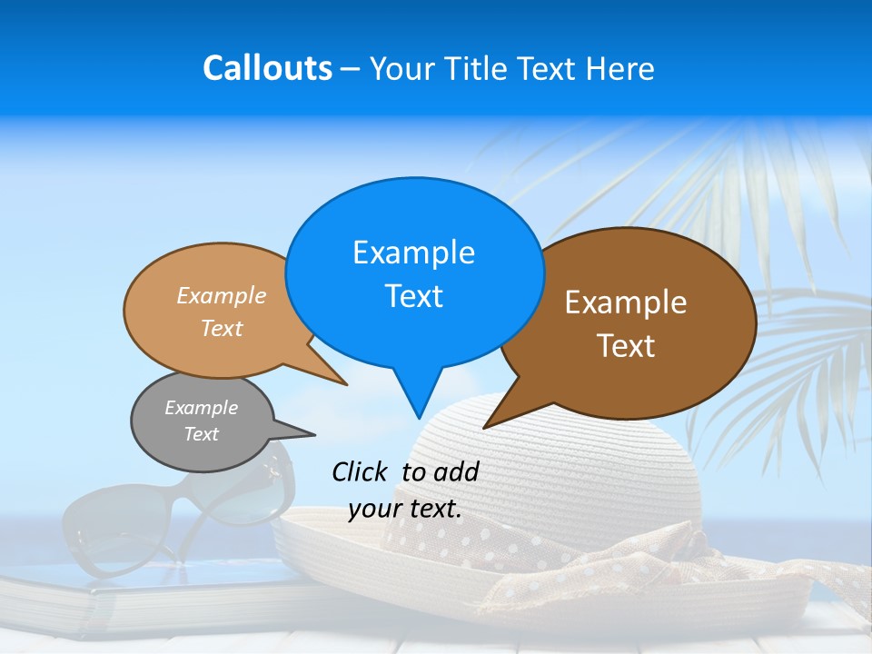 Sand Palm Background PowerPoint Template