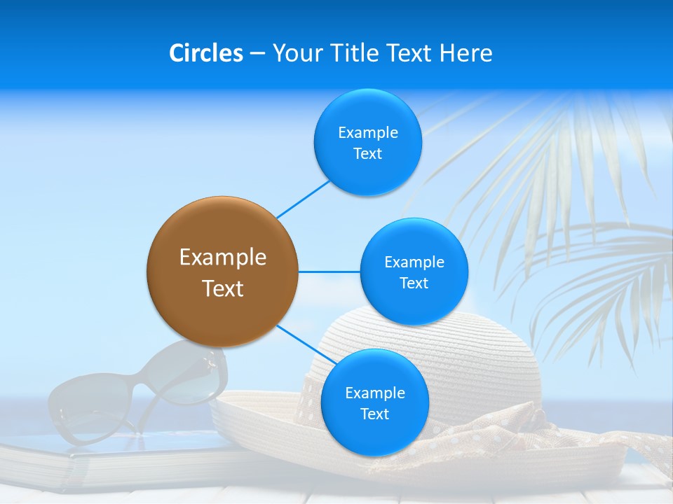 Sand Palm Background PowerPoint Template