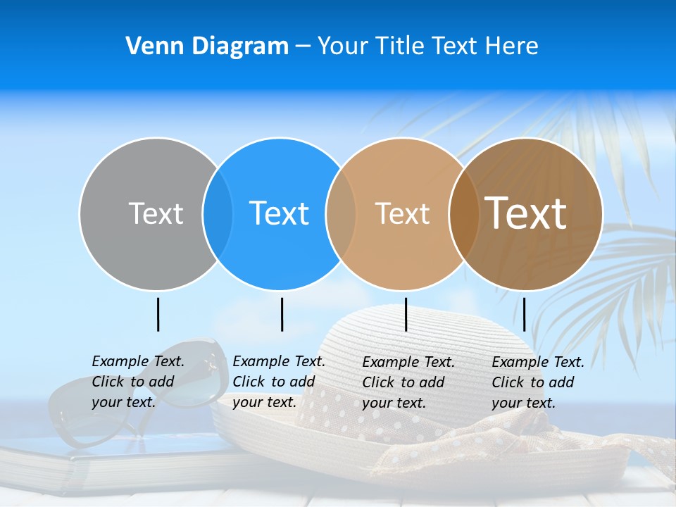 Sand Palm Background PowerPoint Template