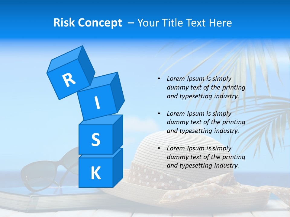 Sand Palm Background PowerPoint Template