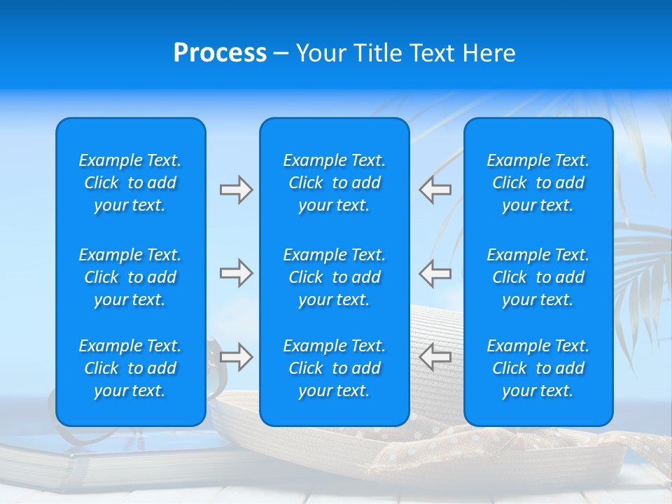 Sand Palm Background PowerPoint Template