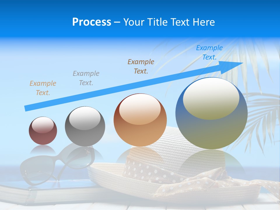 Sand Palm Background PowerPoint Template