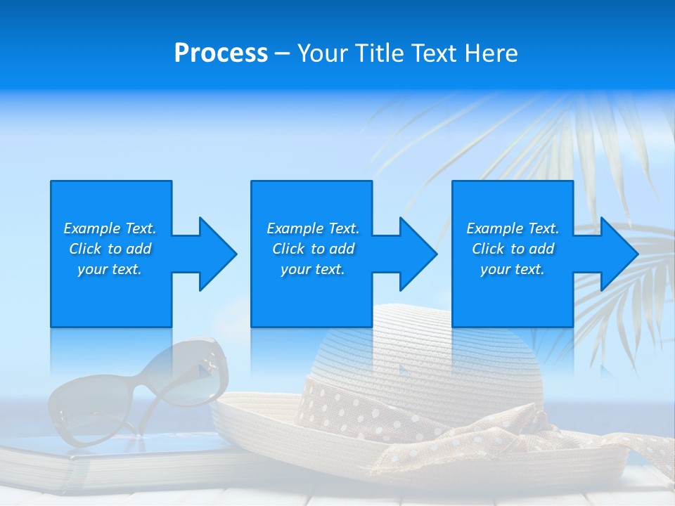 Sand Palm Background PowerPoint Template