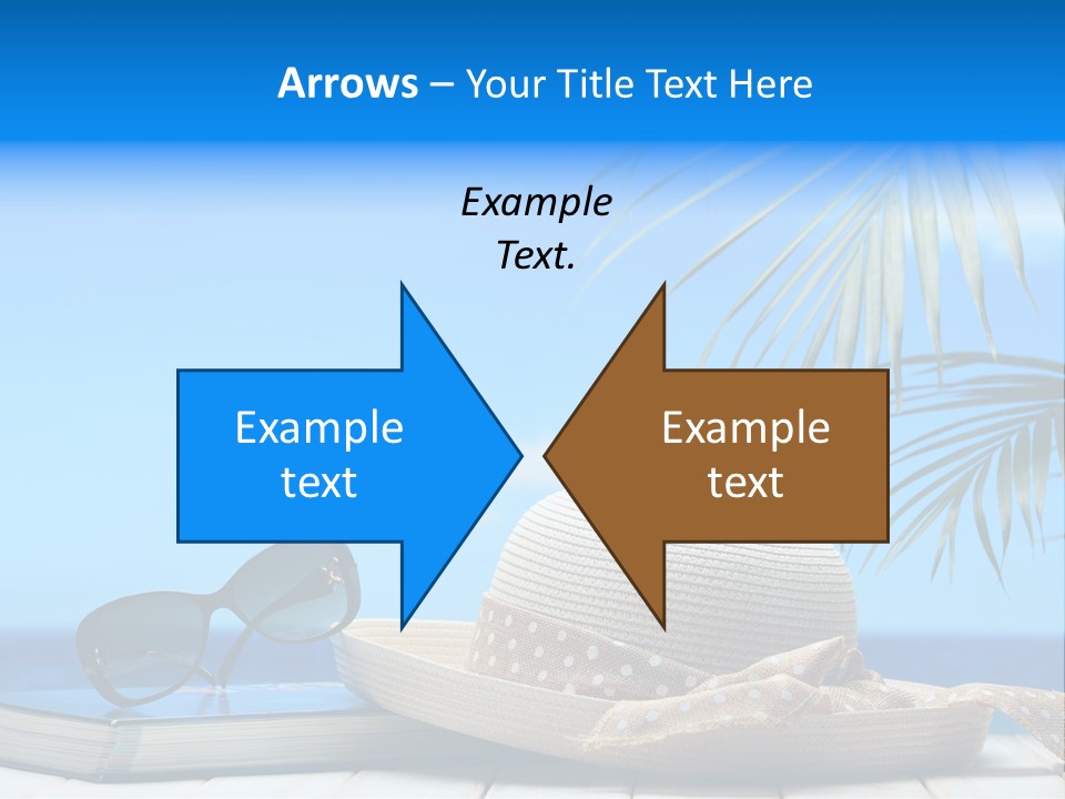 Sand Palm Background PowerPoint Template