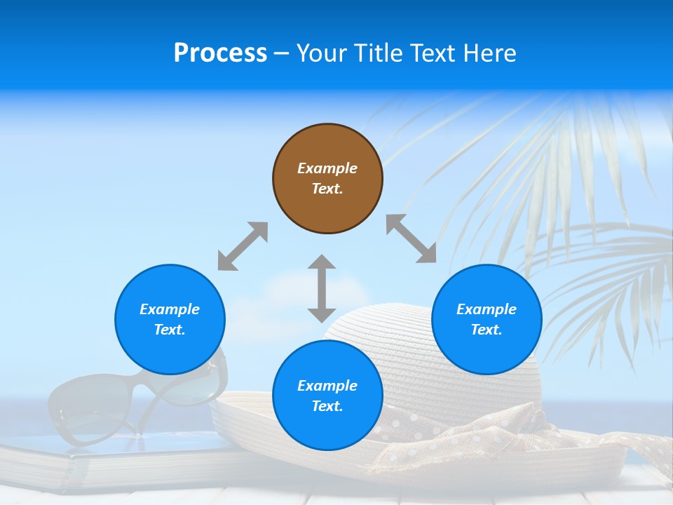 Sand Palm Background PowerPoint Template