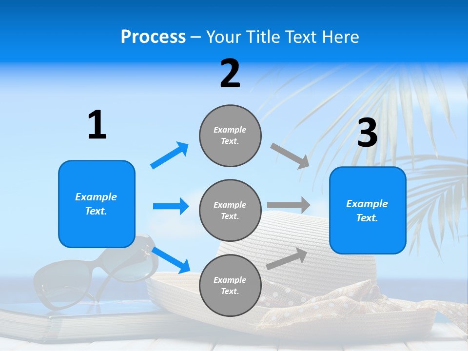 Sand Palm Background PowerPoint Template