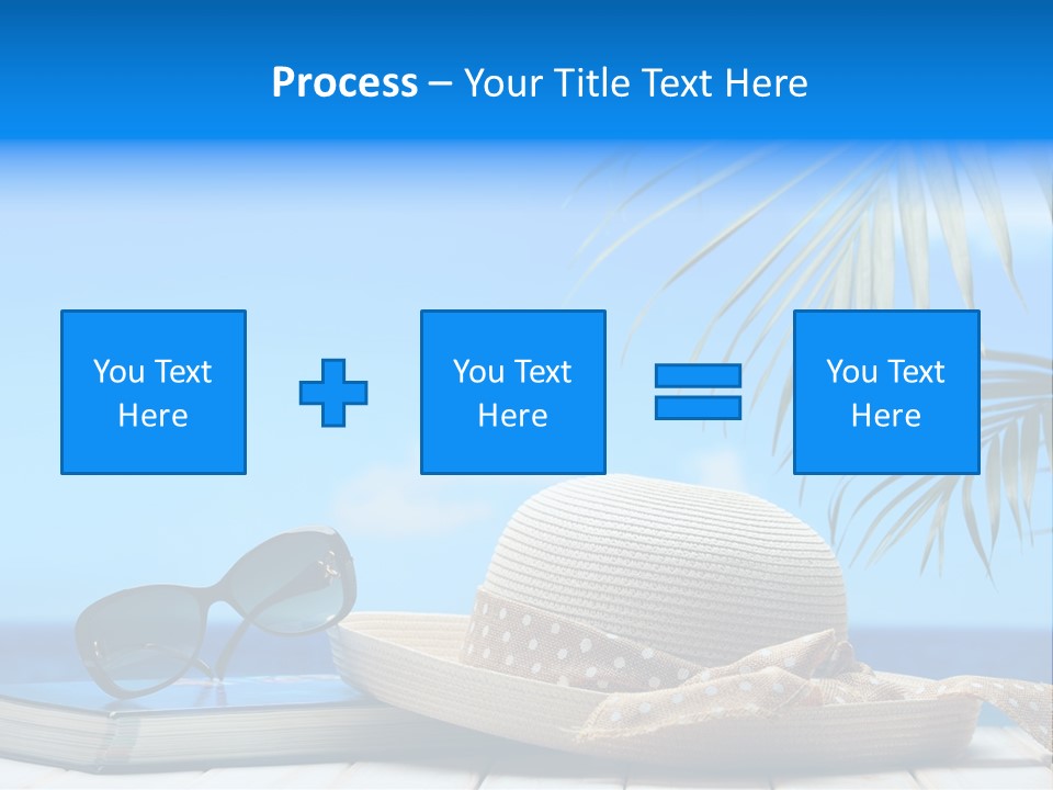 Sand Palm Background PowerPoint Template