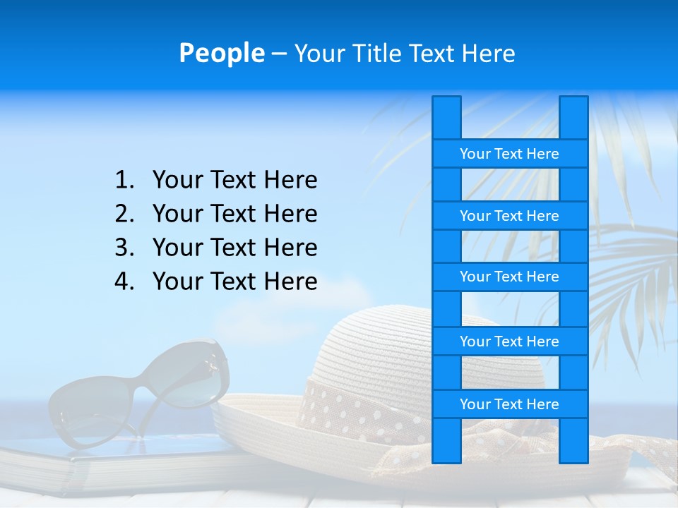 Sand Palm Background PowerPoint Template