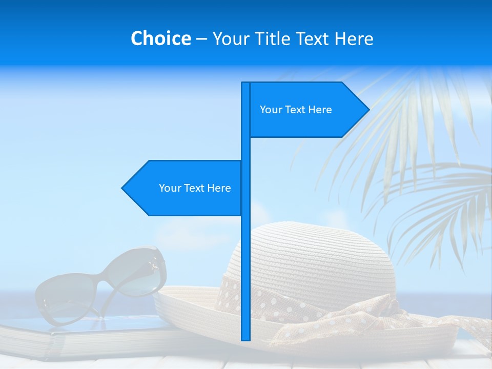 Sand Palm Background PowerPoint Template