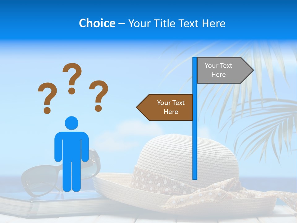 Sand Palm Background PowerPoint Template