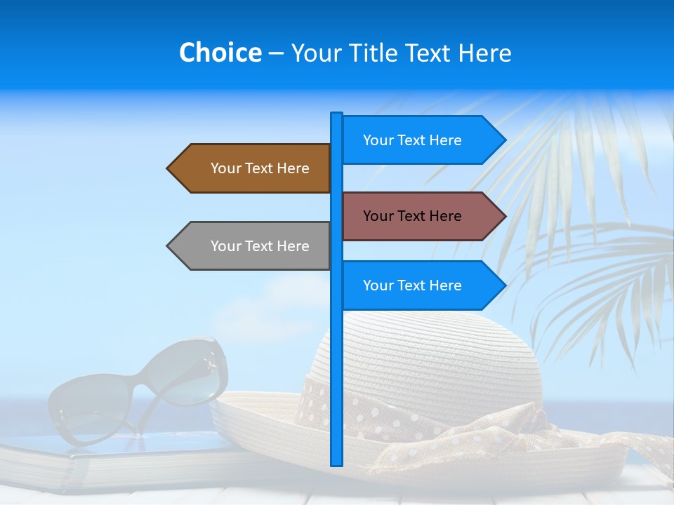 Sand Palm Background PowerPoint Template