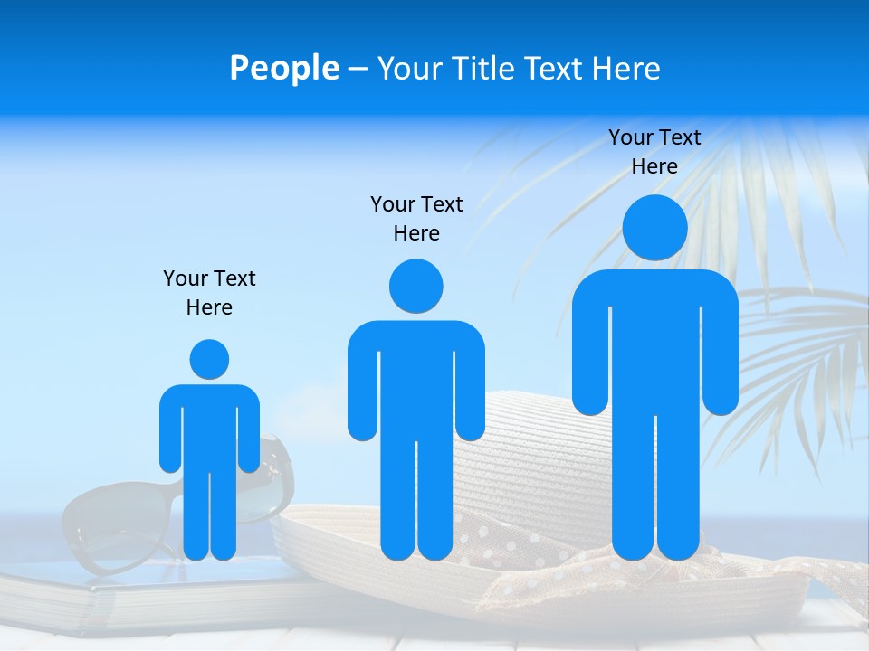 Sand Palm Background PowerPoint Template