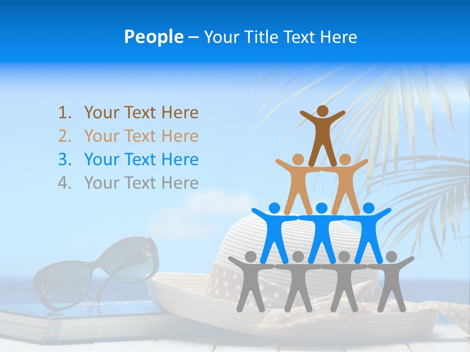 Sand Palm Background PowerPoint Template