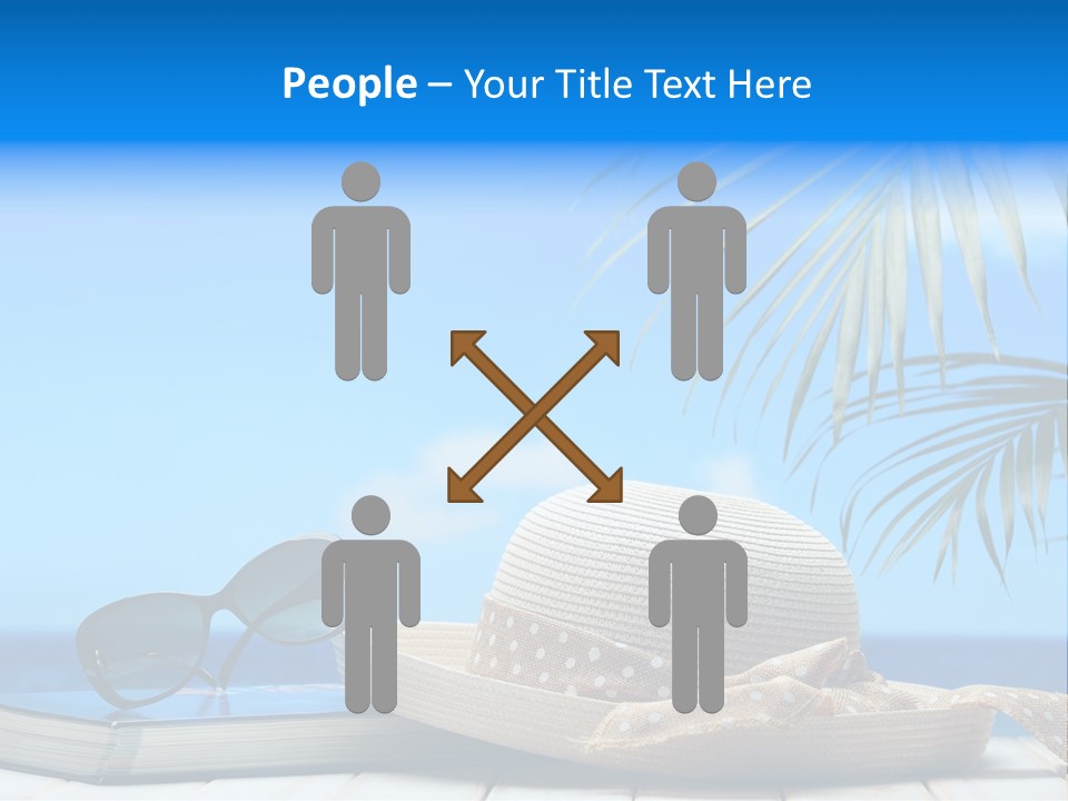 Sand Palm Background PowerPoint Template