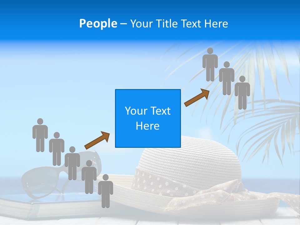 Sand Palm Background PowerPoint Template