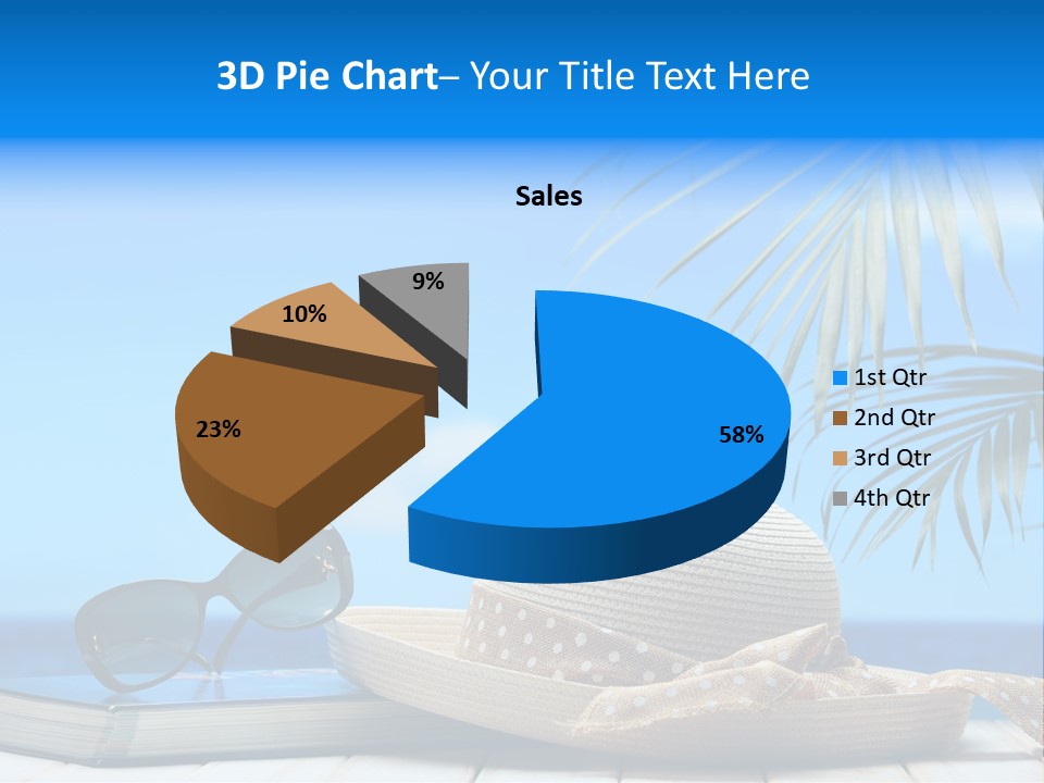 Sand Palm Background PowerPoint Template