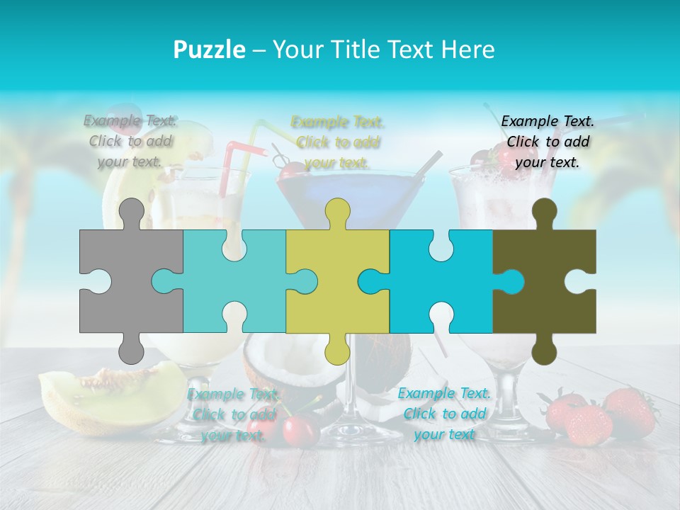 Creamy Cream Hurricane PowerPoint Template