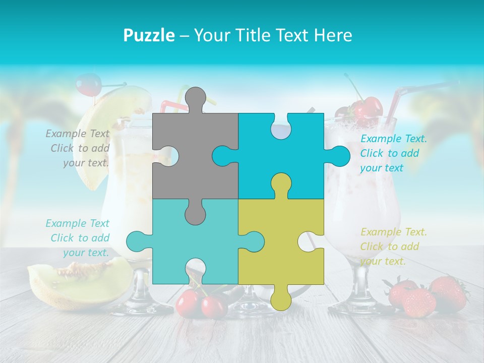 Creamy Cream Hurricane PowerPoint Template