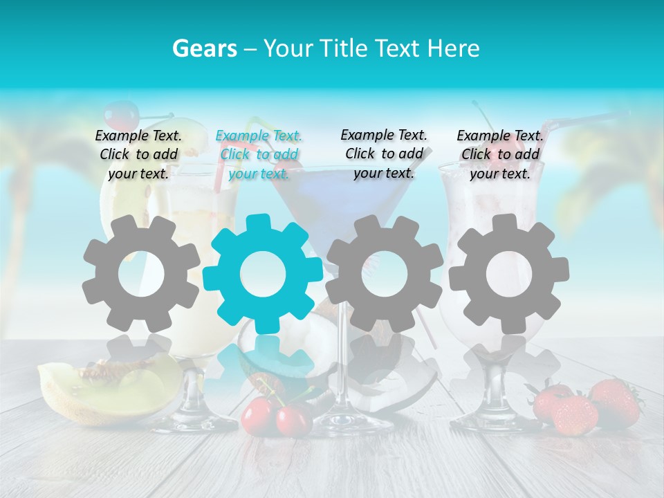 Creamy Cream Hurricane PowerPoint Template