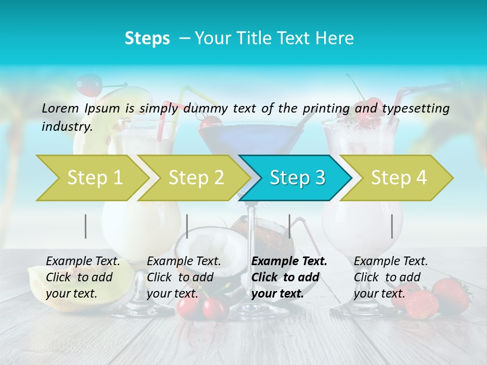 Creamy Cream Hurricane PowerPoint Template