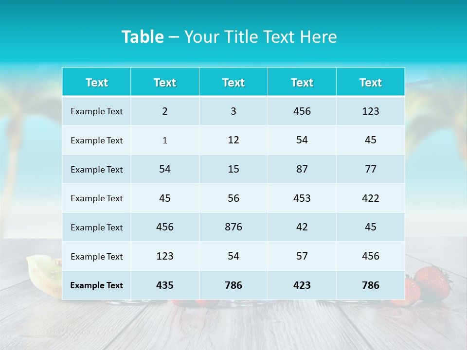 Creamy Cream Hurricane PowerPoint Template