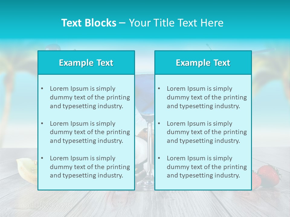 Creamy Cream Hurricane PowerPoint Template